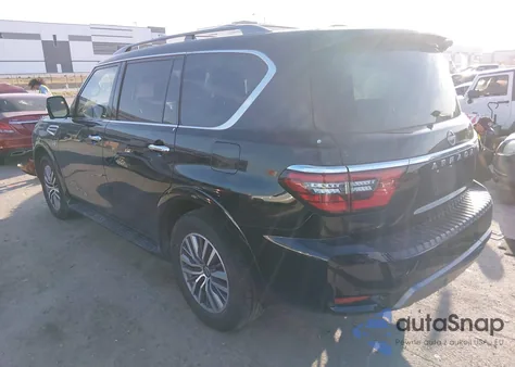 2022 Nissan Armada Sl 2Wd z USA, uszkodzony, nr VIN JN8AY2BA7N9391508
